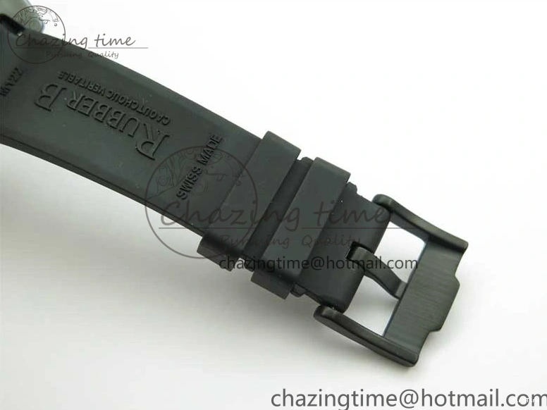 MiroTime 0201 Soft Submariner 40mm Black Ceramic 5GF Best Edition Pink Painting Dial on Black Rubber Strap SA 2472